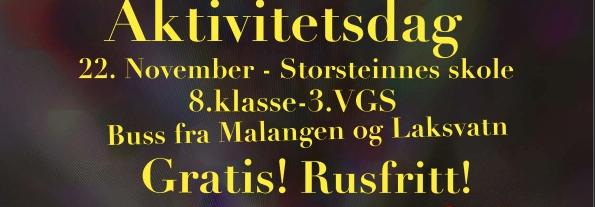 Ungdomsfestival 22. november – Fantastisk mulighet for ungdom i Balsfjord!