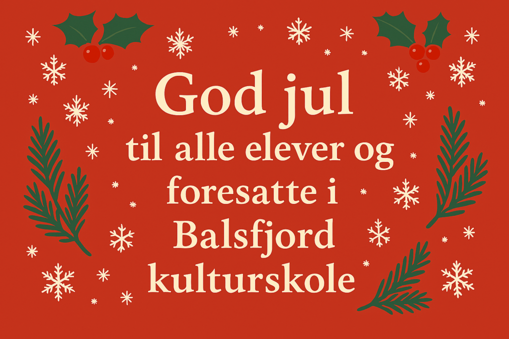 Julekonserter kulturskolen